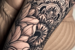Mandala Tattoo, Ornamental, heartbeat schweinfurt, tattoo studio schweinfurt, tattoo schweinfurt