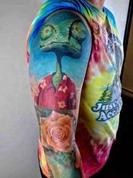 Color ,Tattoo Schweinfurt, Bestes Tattoostudio Schweinfurt, bestes Tattoo SW, Scheinfurt, Tattoo, Heartbeat, Gerade Linie, welches ist das best tattoostudio in Schweinfurt