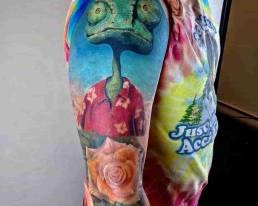 Color ,Tattoo Schweinfurt, Bestes Tattoostudio Schweinfurt, bestes Tattoo SW, Scheinfurt, Tattoo, Heartbeat, Gerade Linie, welches ist das best tattoostudio in Schweinfurt